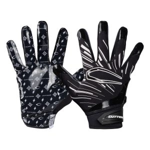 Black/White Lux Game Day Pro Limited-Edition Receiver Gloves