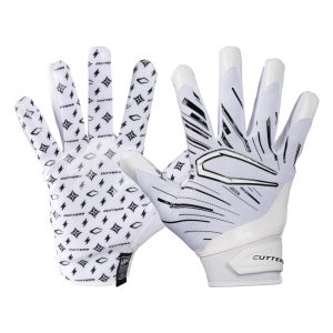 White/Black Lux Game Day Pro Limited-Edition Receiver Gloves