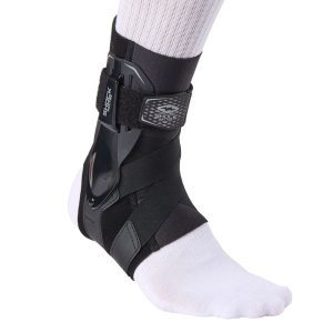 Ankle Brace with Molded Support Guards and Cross Straps